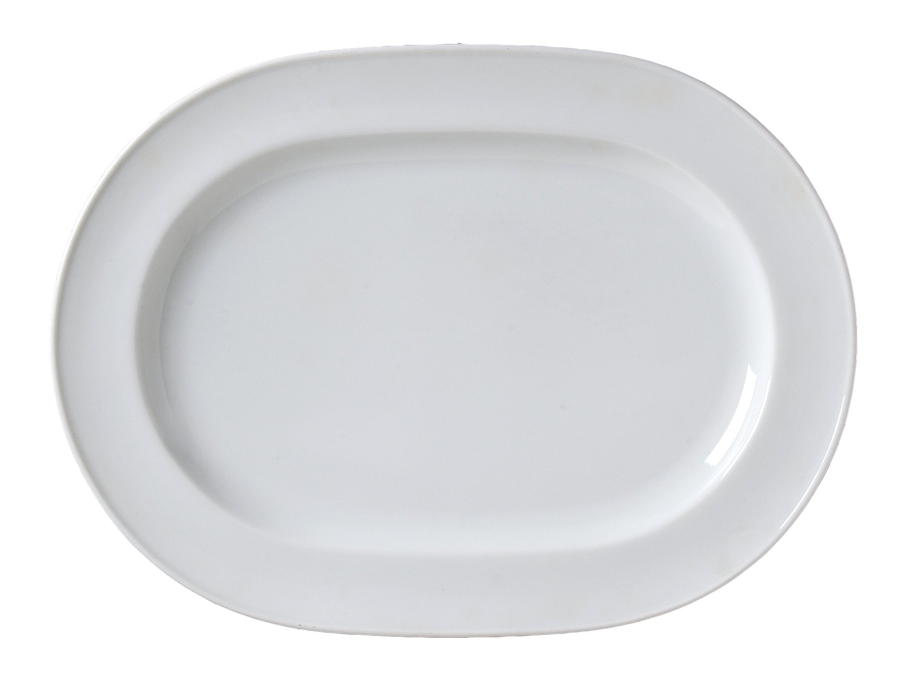 Alpine Oblong Platter by Vertex China – 11-3/8 inches, Porcelain, Bright White, Pack of 12, Model AL-93