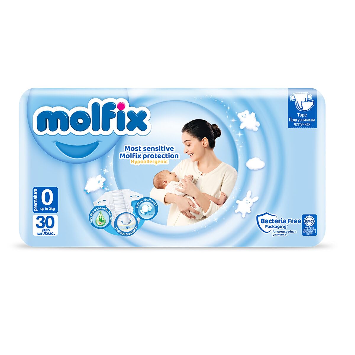 Molfix Bebek Bezi 3D Premature Ekonomik 30 Adet