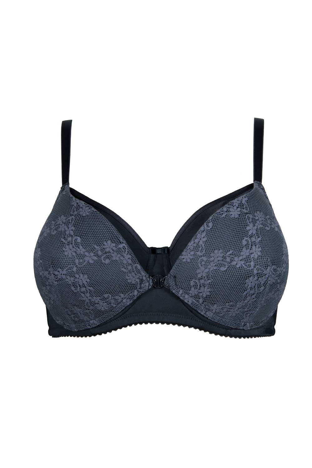 Mystery - mehrfach prämierter Still-BH Grey Glamour mit Bügel, 70C - 95H