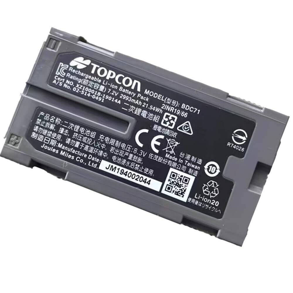 Bdc71 Li Ion Battery For Topcon Sokkia Total Stations Bdc71 Li Ion Battery For Topcon Sokkia Total Stations