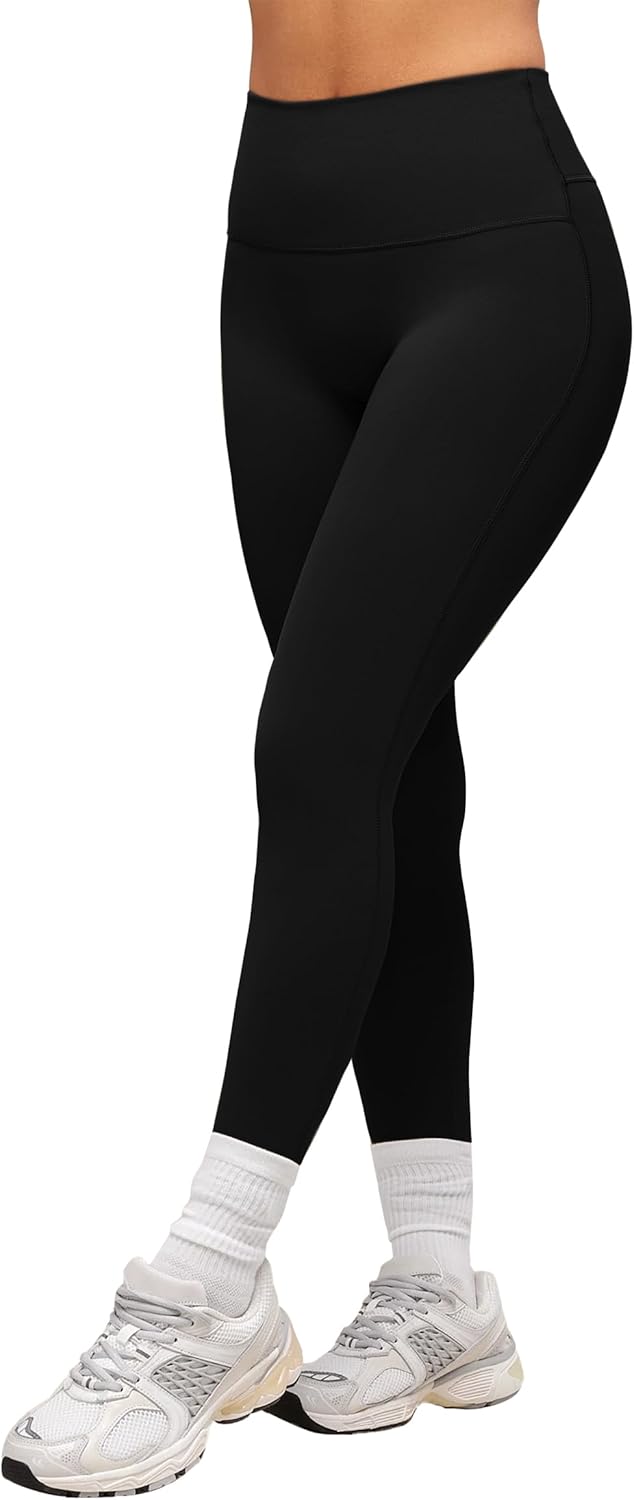 MOOSLOVER Women High Waisted Workout Leggings Seamless Compression Tummy Control Yoga Pants No Front Seam - Image 4