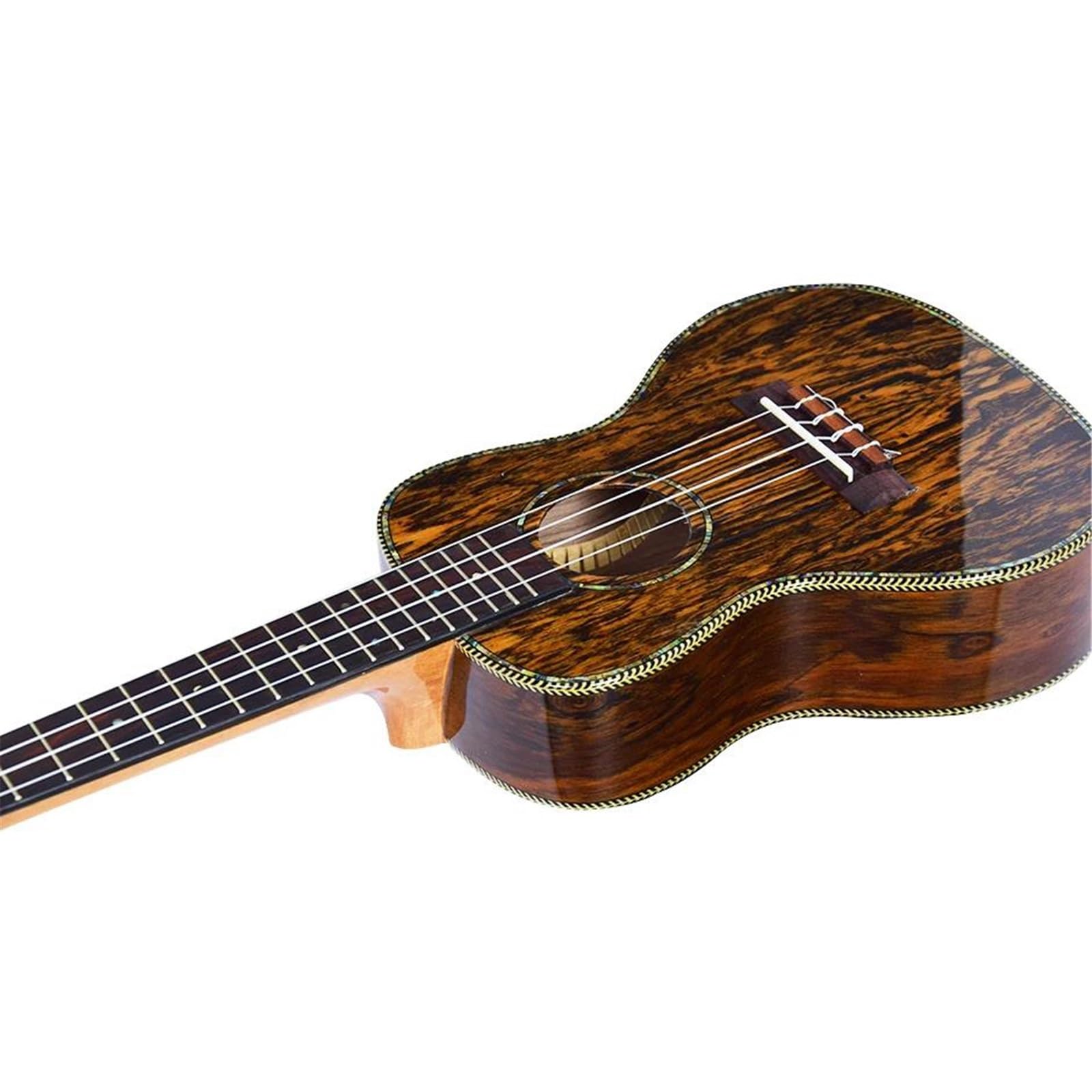 Drewniana Mała Gitara Brązowa Koncertowa/tenorowa Ukulele Ukulele Set(Tenor)