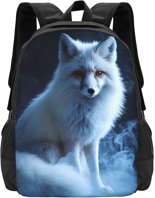 Cute Fox Zaino per computer portatile da 15 pollici zaino da viaggio casual