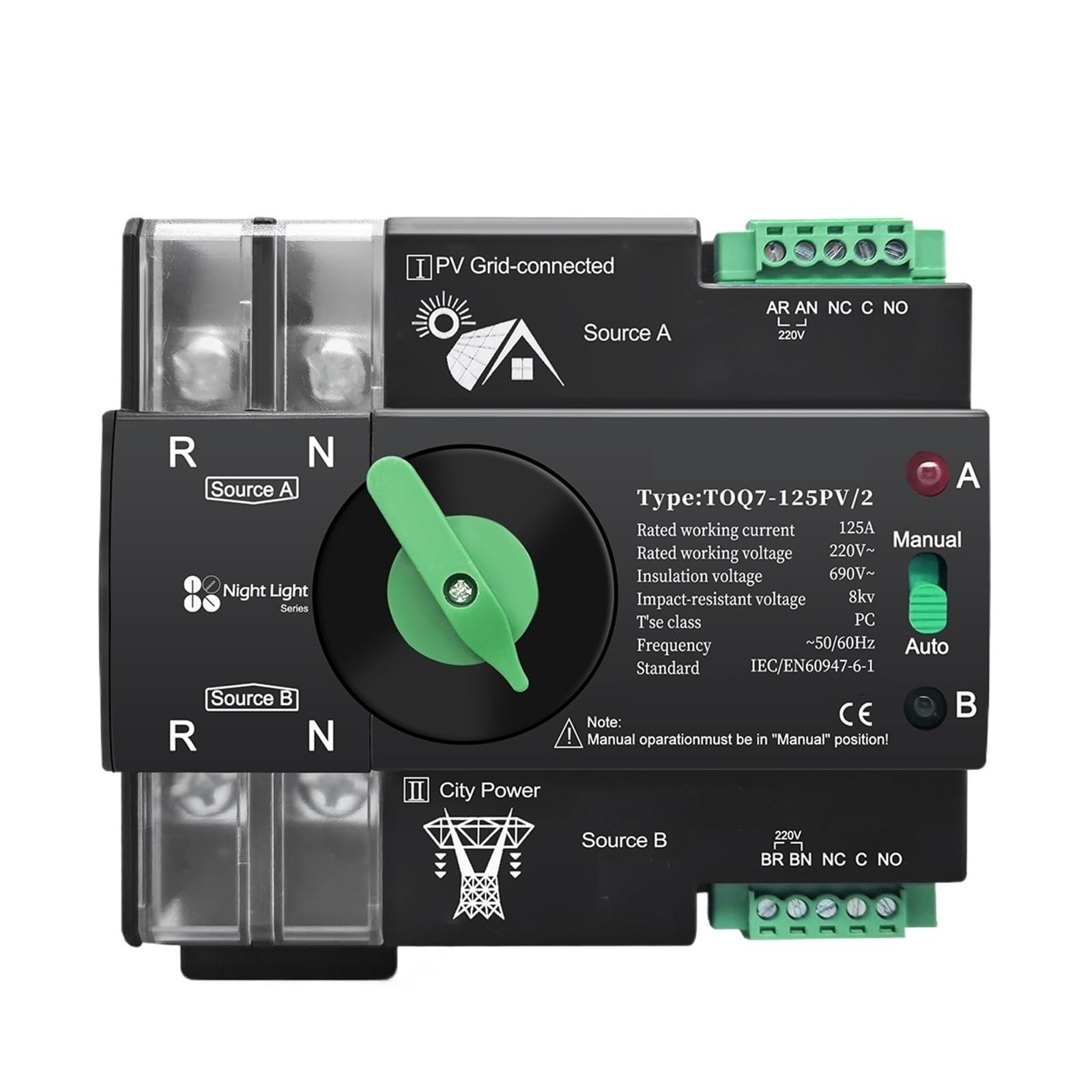 Interruptor de transferencia automática 220V que soluciona los cortes de luz 4