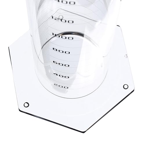 Miniatura 9 de EISCO Cilindro graduado, 0.8 fl oz - Tolerancia Clase A 0.0.8 fl oz - Base hexagonal - Graduaciones azules - Vidrio de borosilicato 3.3