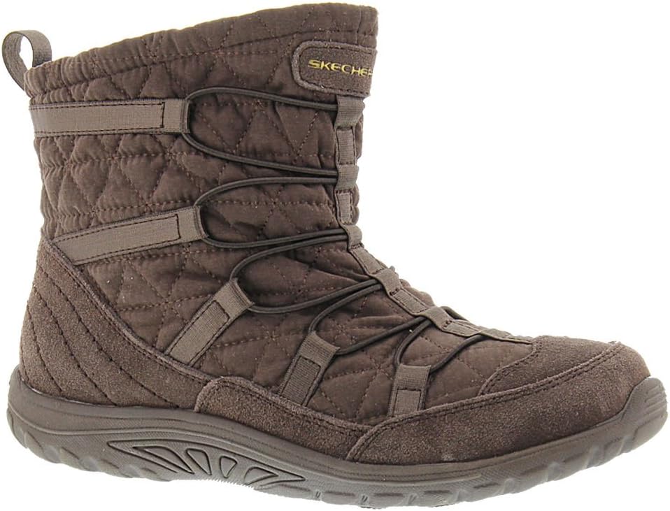 Skechers Women's Reggae Fest Steady Quilted Bungee Ankle Bootie