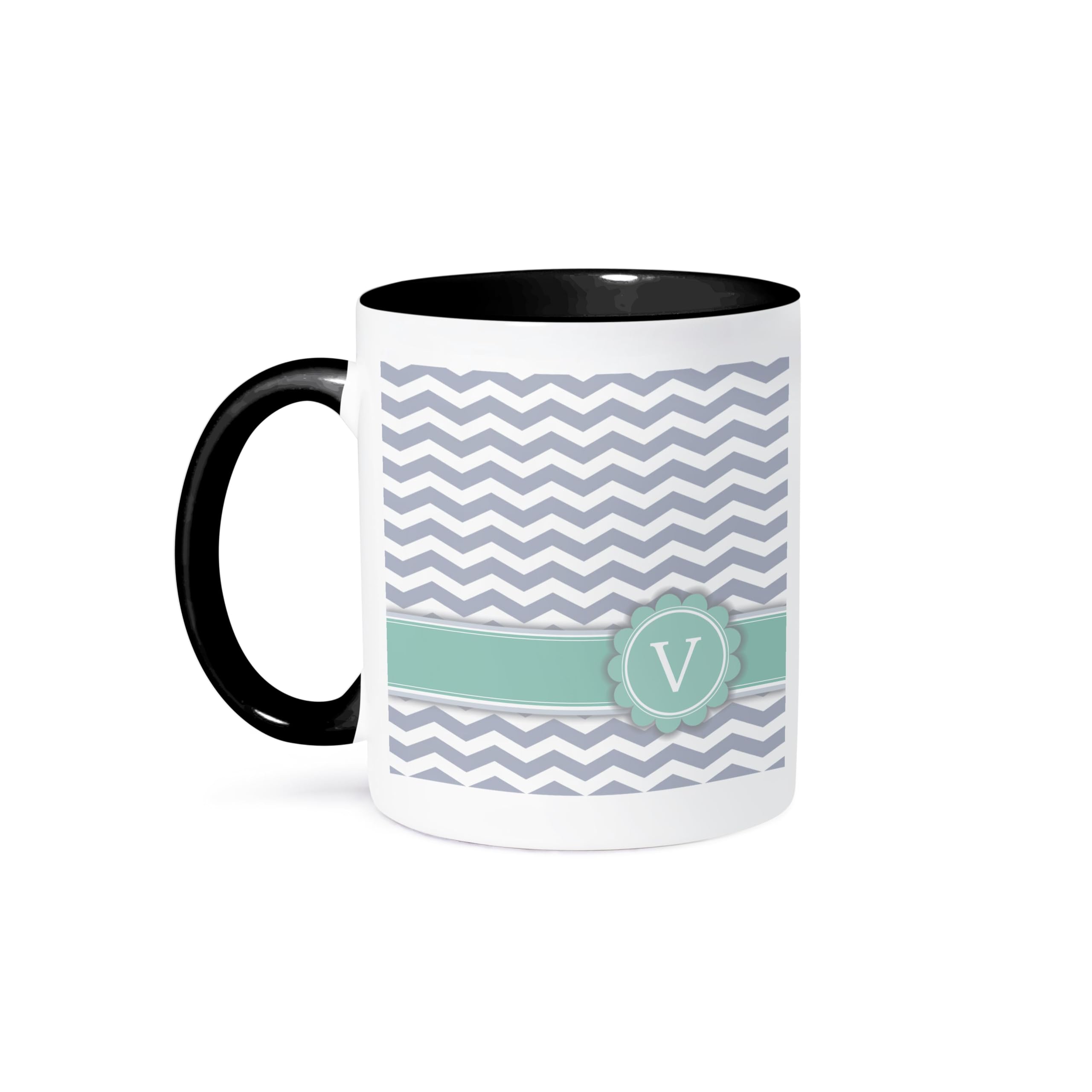 3dRose 222812_9 Mug 15oz Black/White