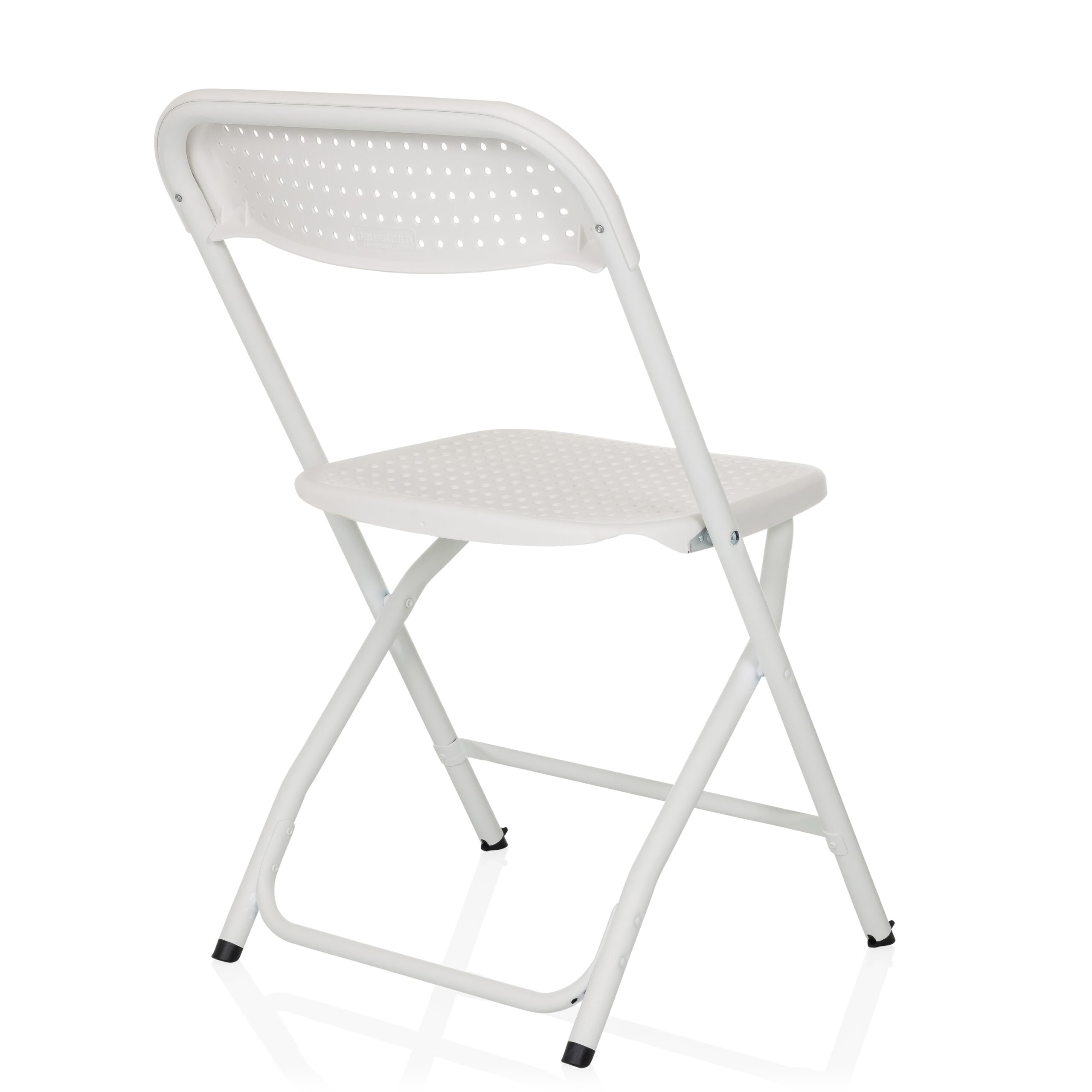 hjh OFFICE Klappstuhl bis 250kg belastbar TUDELA XXL PRO W Campingstuhl klappbar, Indoor- und Outdoor Faltstuhl, Weiß