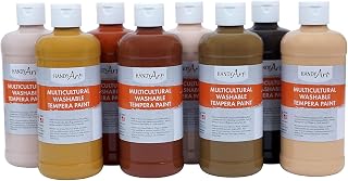 Washable Tempera 8-Pint Multicultural Set
