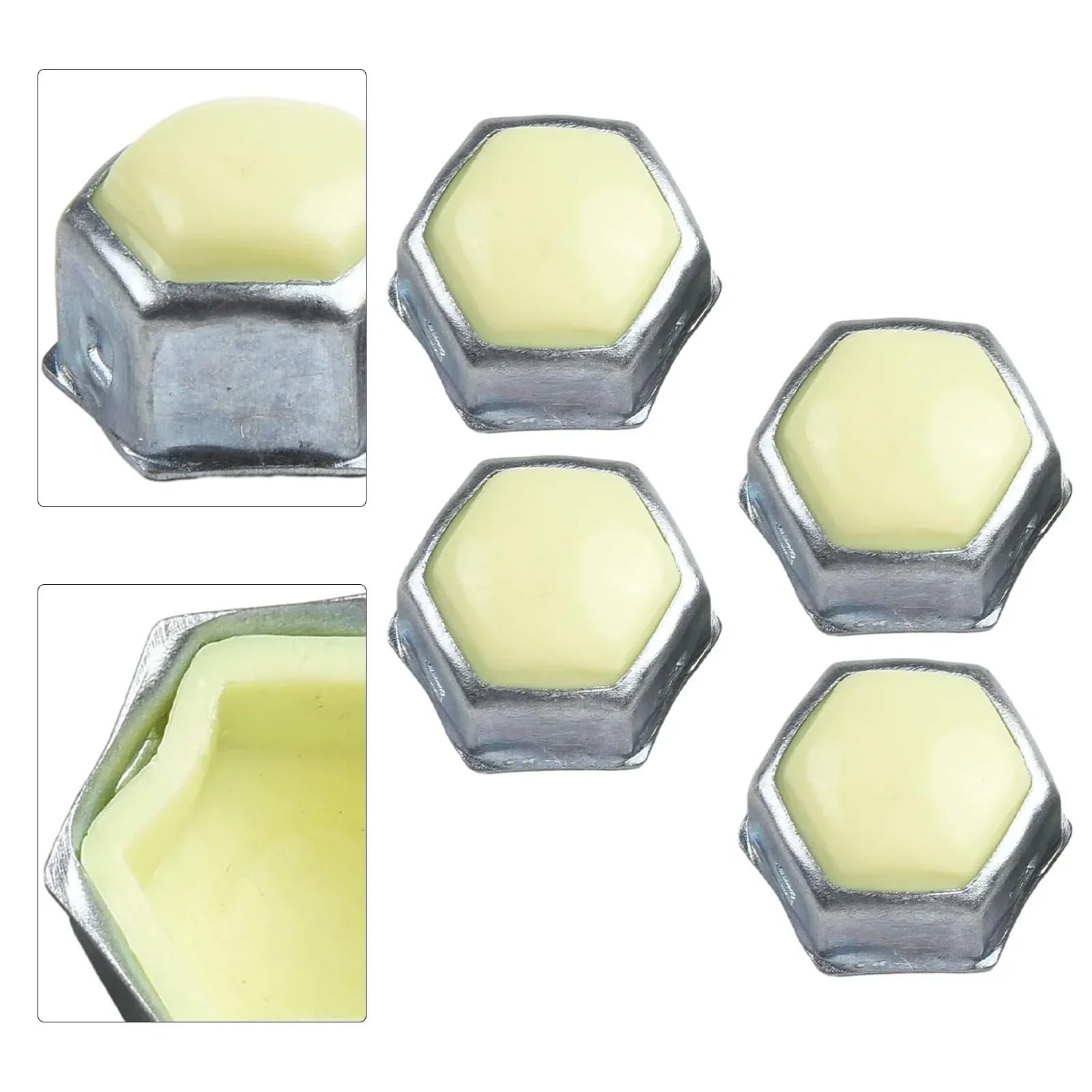 4 tapas de pernos y tuercas de tope de bloqueo de dirección for Nissan Navara D22 (1998-2006), 40039-2S610, tuercas de plástico y metal, accesorios for coche.