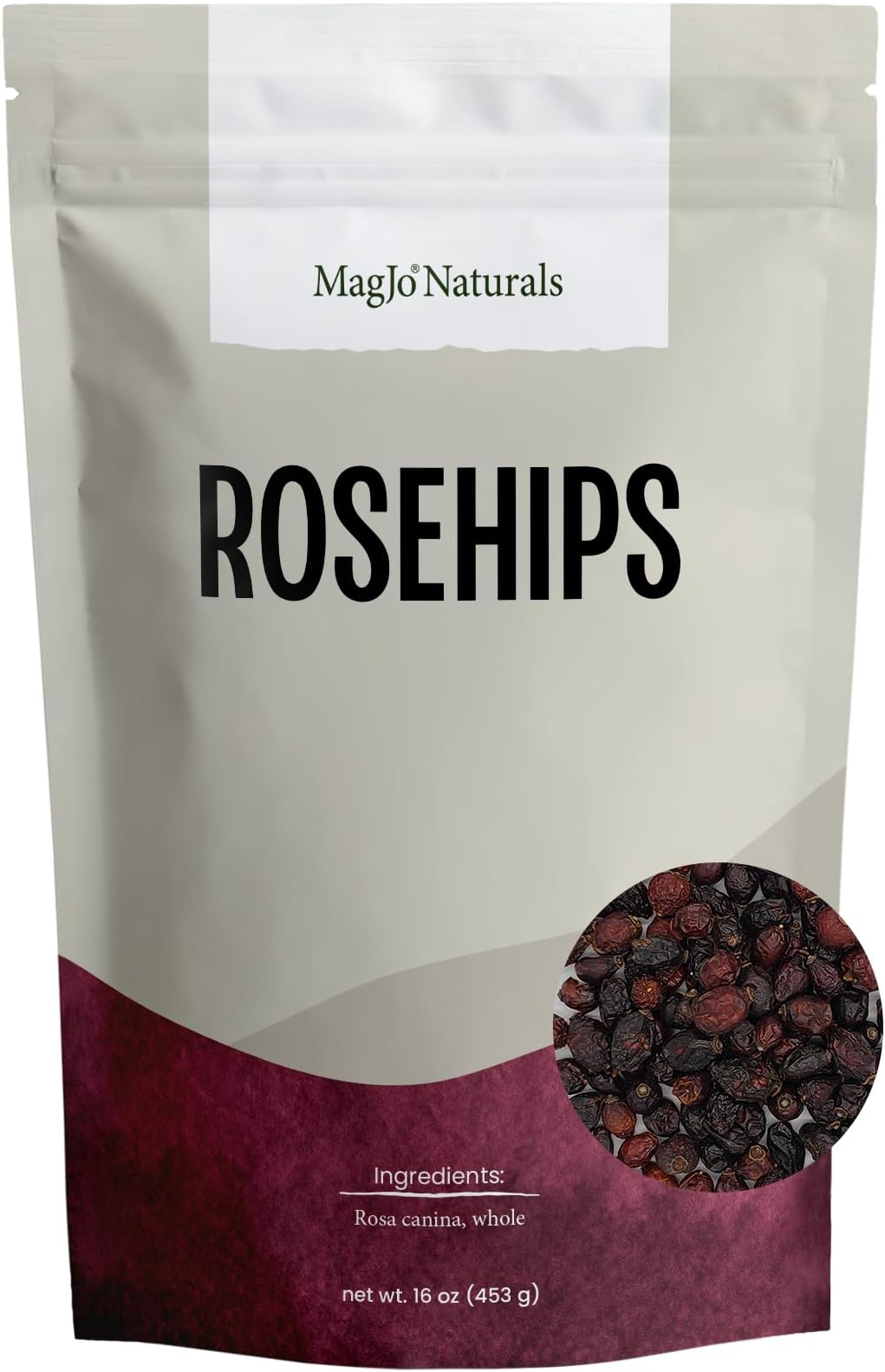 MagJo Naturals Whole Rosehips | Wild Harvest from Eastern Europe