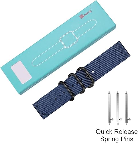 Miniatura 7 de Fintie Correa de repuesto compatible con Garmin Vivoactive 3, 0.79pulgadas, nailon suave, compatible con Garmin Vivoactive 3, Vivoactive 3 Music,