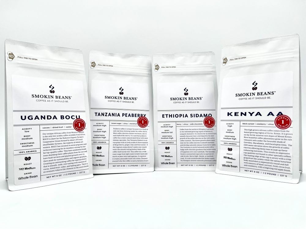 Smokin Beans 5-Pound Indonesia Sulawesi Toraja Freshly Roasted Coffee, Giling Basah Processing, Medium Roast, Premium Whole Bean Specialty Coffee