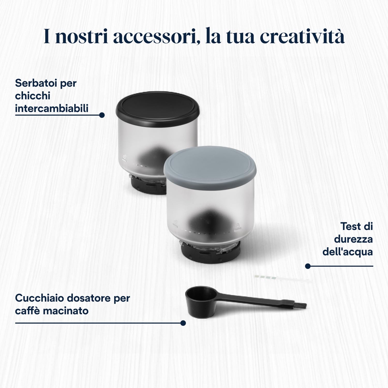 De’Longhi Rivelia – Perfetto Macchina da Caffè Automatica, Montalatte Classico, 8 Bevande in un Solo Tocco, Display Touch a Colori, Contenitori Chicchi di Caffè Intercambiabili, Nero (EXAM440.35.B)