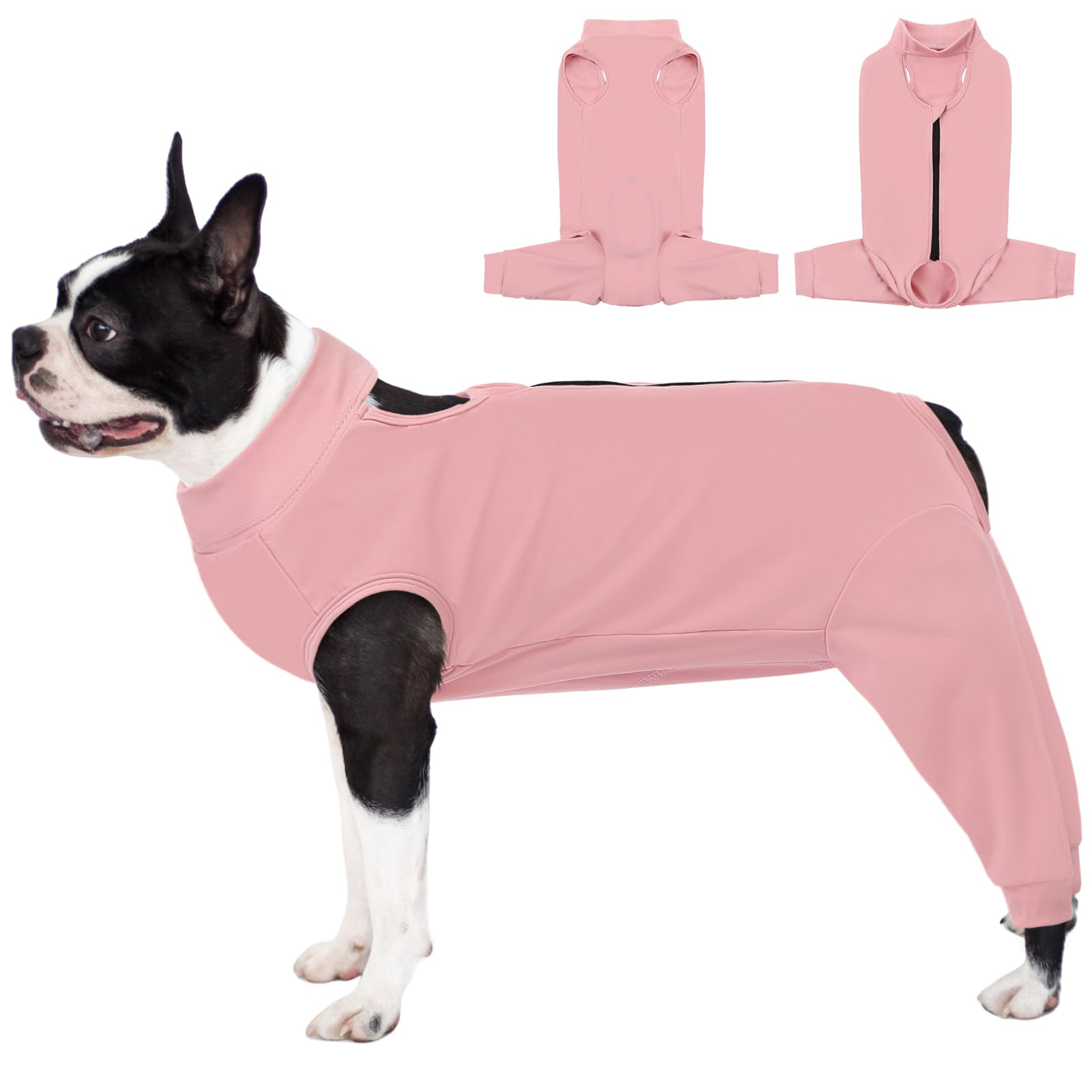 AOFITEE Dog Recovery Sleeve, Anti Licking Dog Leg Sleeve Hind Leg for Medium Female Male Dogs, Medium Dog Recovery Suit for Rear Legs, Dog Wound Cover