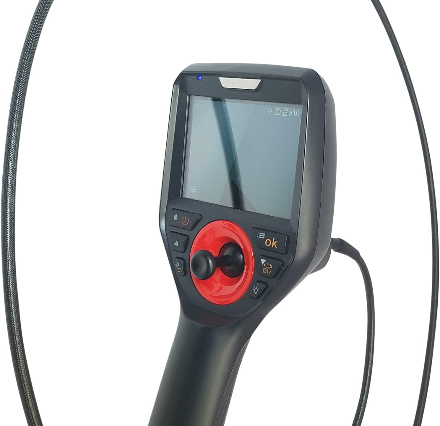 Vividia VC-3815 Industrial Aviation Joystick Articulating Videoscope Borescope Inspection Camera with 3.8mm (0.15") Diameter 1.5m or 3m Long Probe (1.5m Long Probe)