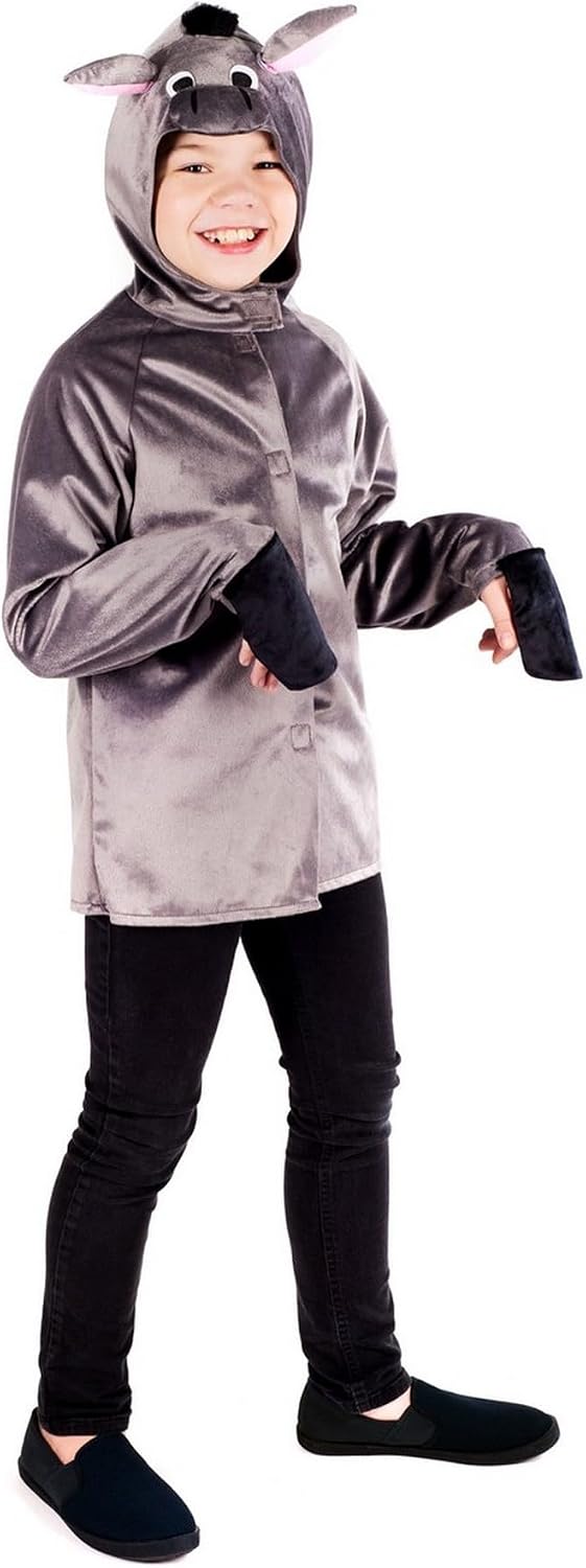 fun shack Donkey Costume Kids, Boys Donkey Costume, Christmas Costumes for Kids, Nativity Costumes for Boys, Small