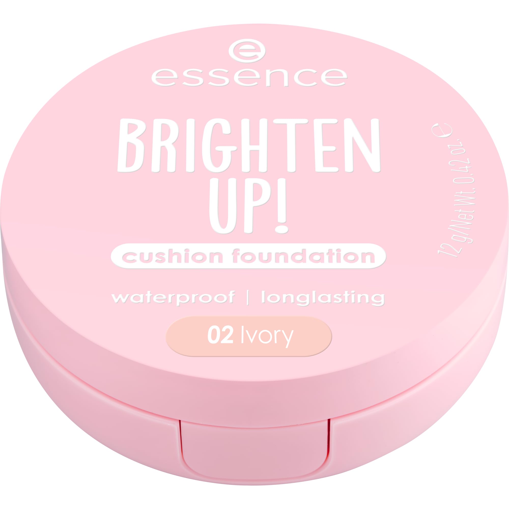 essence BRIGHTEN UP! cushion foundation, longlasting, brightening, natural (12g)