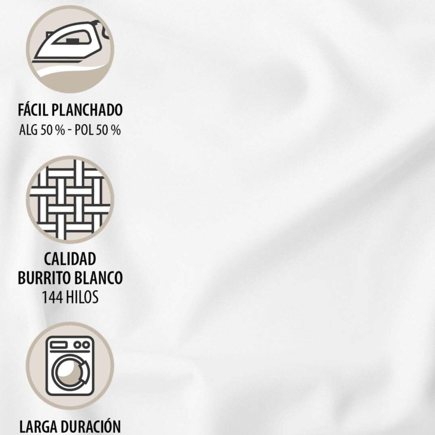 Burrito Blanco | Fundas nórdicas Estampadas | Cama de 135cm. (+Medidas Disponibles) | Diseño 543 | Color Nude (135x190/200cm.)