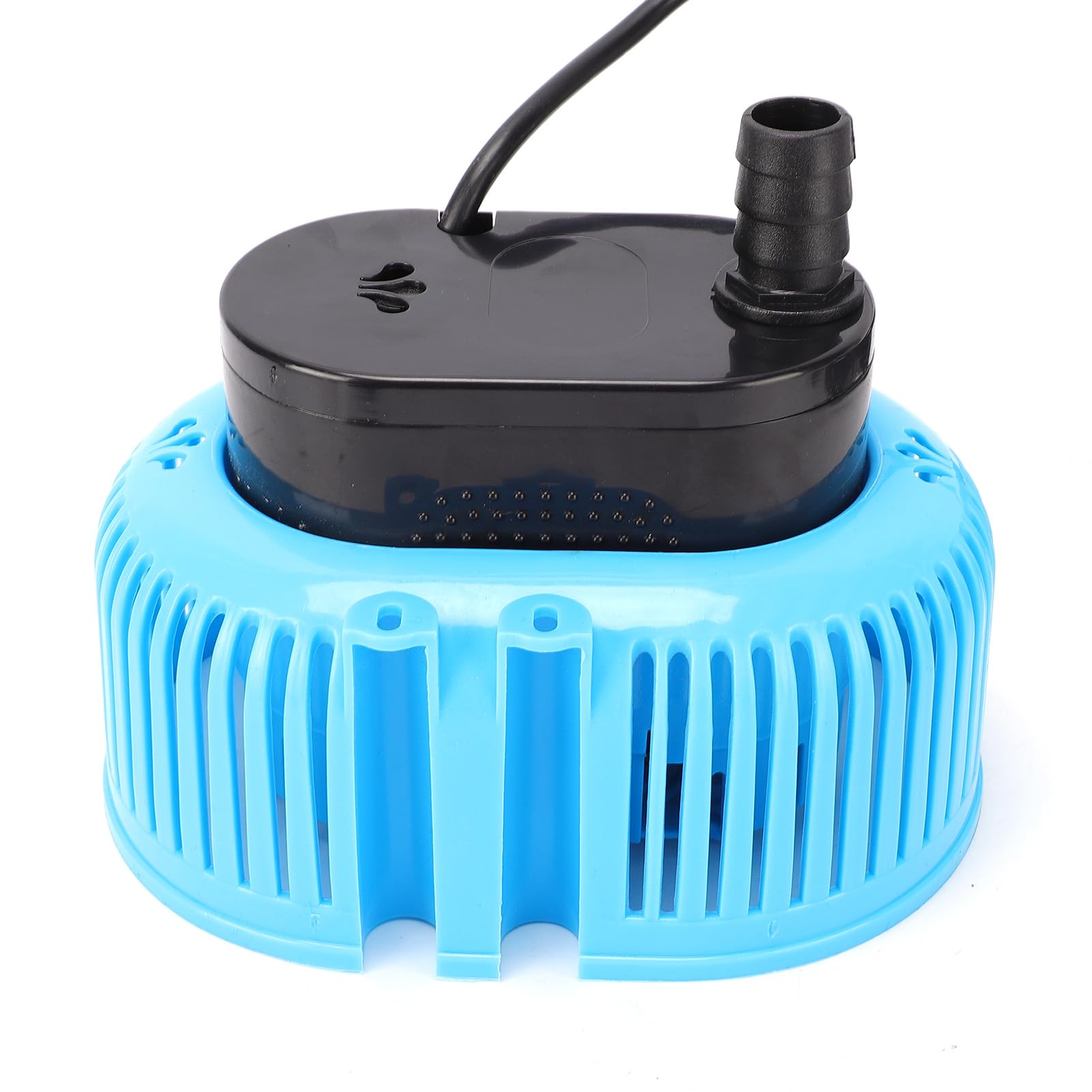 Luocute Bomba de Cubierta para Piscina, Bomba de Agua Sumergible Automática de 850 GPH con Manguera de Drenaje de 16 Pies y 3 Adaptadores, para Piscinas sobre el Suelo, Sótanos (Enchufe europeo
