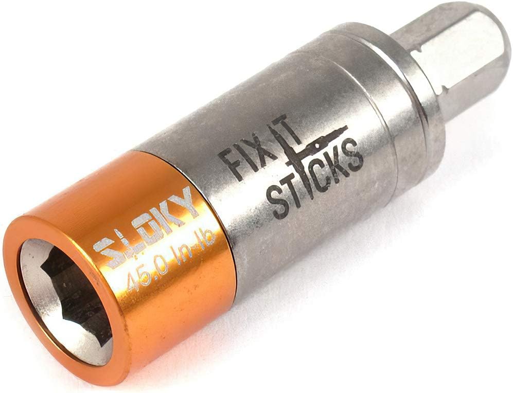 Fix It Sticks Field Hunting Outdoors Gun Maintenance Adjustable Fits 1/4in Bit T-Way Wrench Small Torque Limiter, 18 in-lb