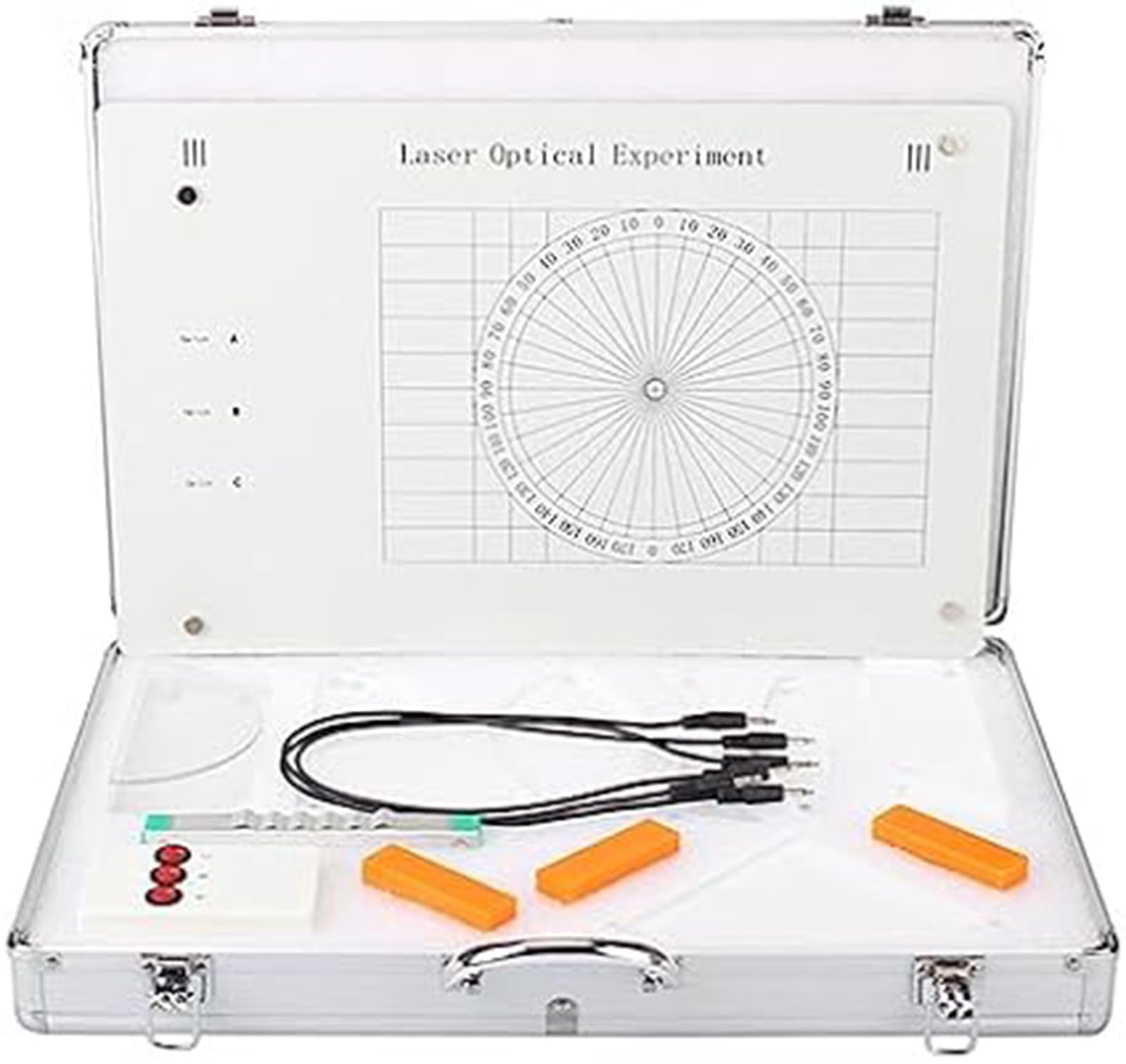 Kit dimostrativo di ottica geometrica - Set di ottiche magnetiche con prismi e specchi per esperimenti scientifici educativi