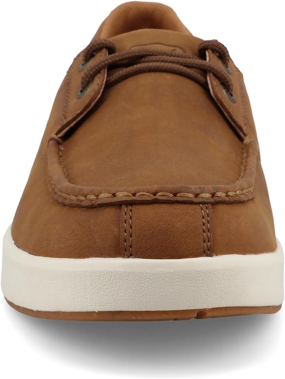 Twisted X Men's Boat Shoe Ultralite X, Moc Toe with CellStretch and Ultralite X - Image 5