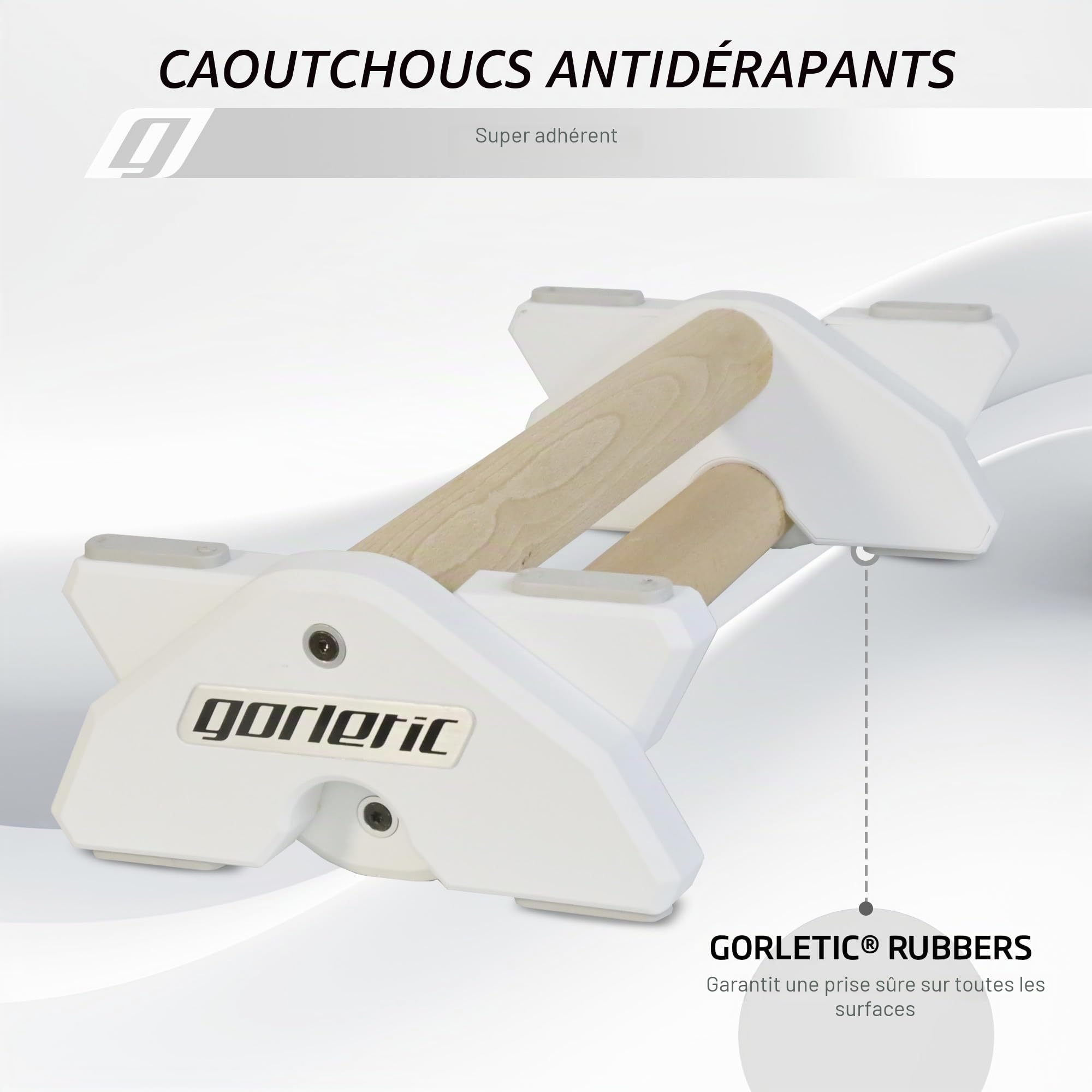 LowFit PRO Gorletic Calisthenics Parallettes - Parallettes de gymnastique, transport facile, testé par les athlètes, conception magnétique de première qualité