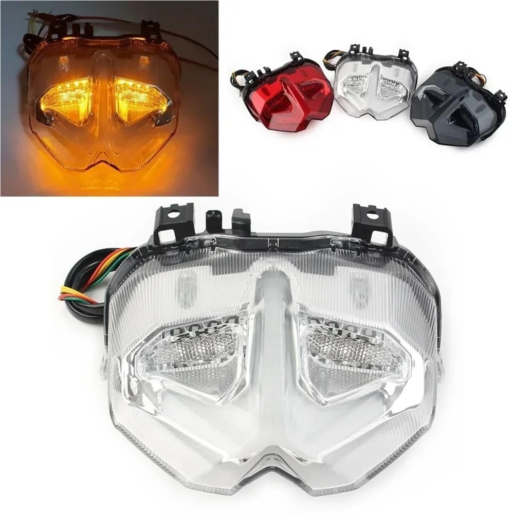 Moto Faros Freno Trasero​ Luz intermitente trasera LED integrada para