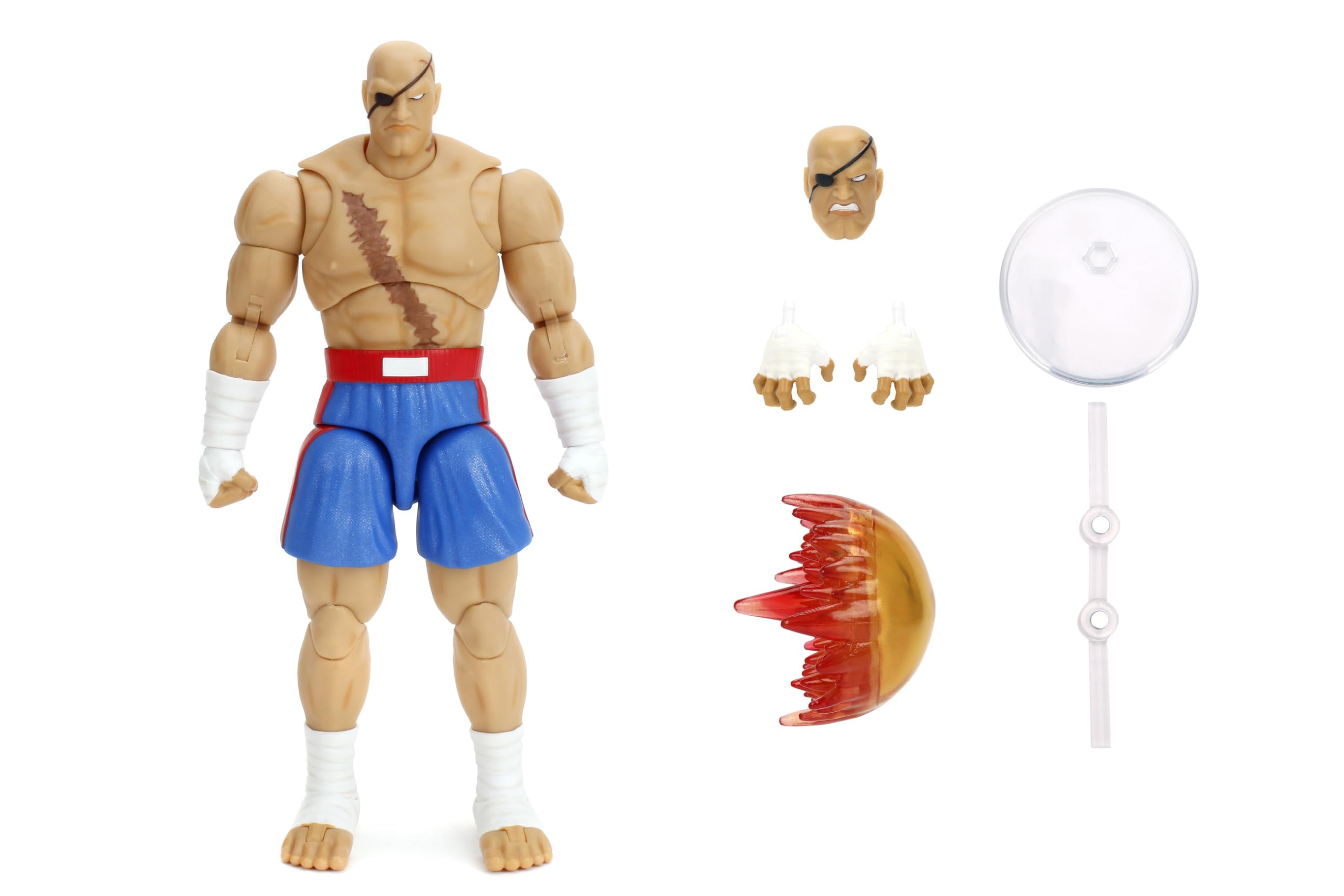 SAGAT STREET FIGHTER 6" DELUXE COLLECTOR FIGURE