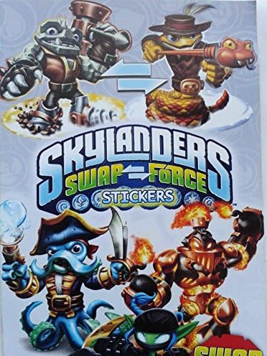 Skylanders Swap Force STICKERS! All 16 Characters