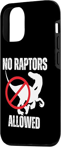 Miniatura 2 de iPhone 15 No Raptors Allowed Funny Neighborhood Dino Design Case