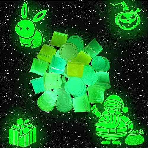Glow in The Dark Party Favor Slime, Jumbo 50 Pack Galaxy Slime for Boys Girls Glow in The Dark Party, Small Size Slime for Kids Goody Bag Stuffer, Birthday, Idea.… - Image 4