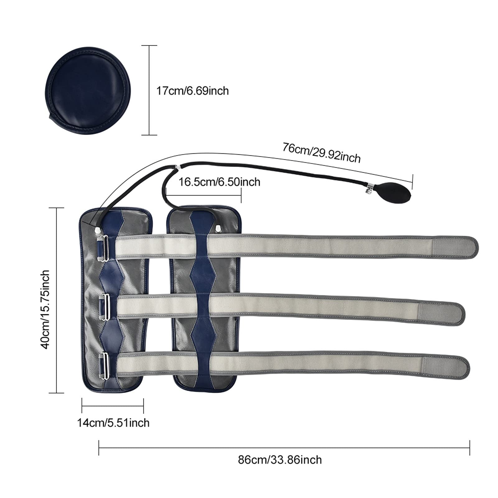 Soporte de Alineación para Piernas 3 en 1 Ajustable para Adultos y Adolescentes – Corrector Postural de Compresión para Muslos, Rodillas y Pantorrillas, Uso Día y Noche