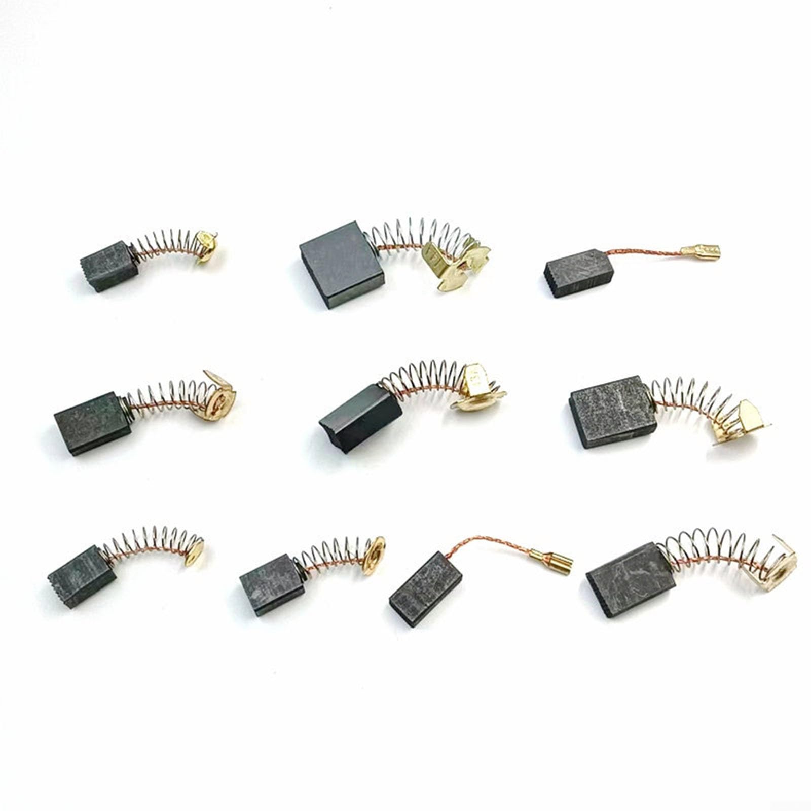 Electric Motor Carbon Brushes Set for Mak Power Tool, Pack of 40, Assorted Sizes