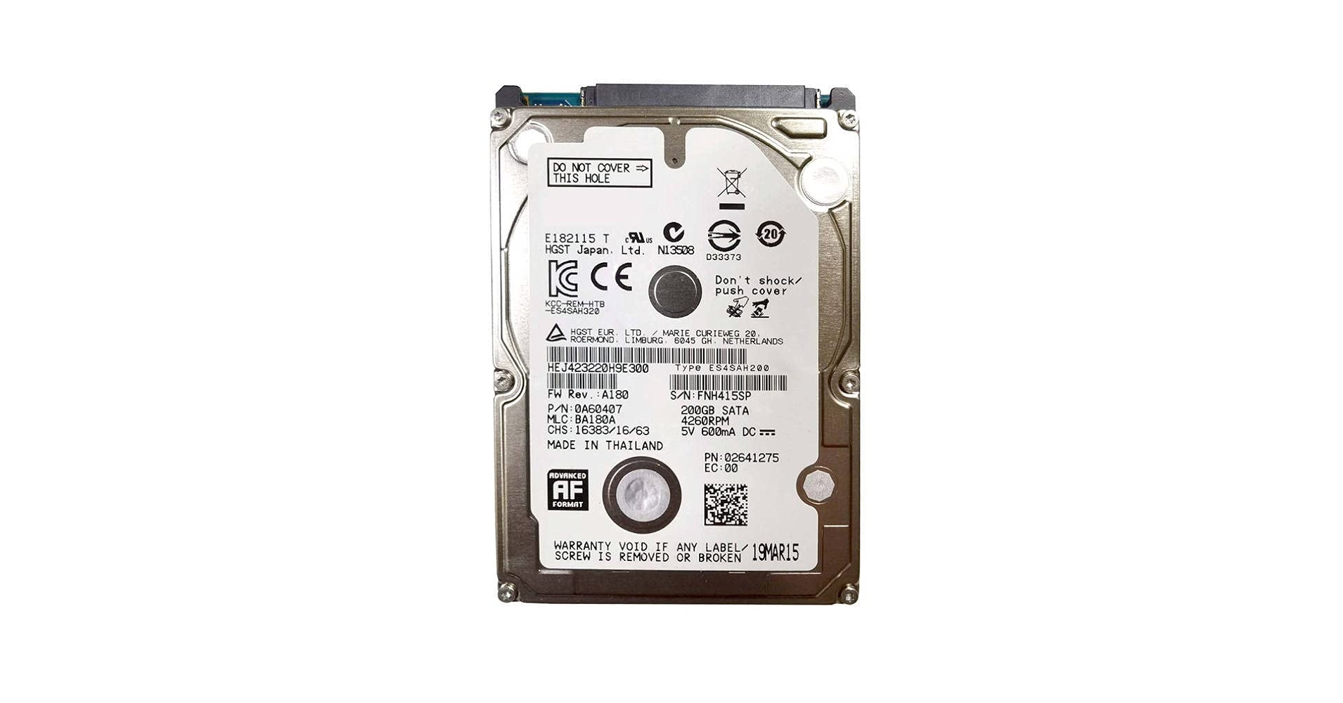 殆ど使用してない美品HGST HDD 3TB2個セット計6TB 正常動作品 殆ど使用してない美品HGST HDD 3TB2個セット計6TB 正常動作