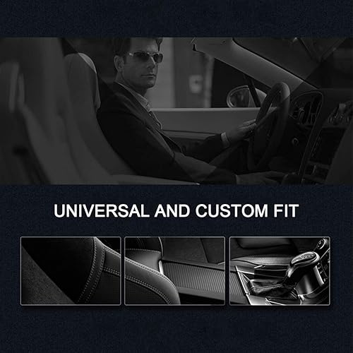 Miniatura 5 de FREESOO - Funda y cojines de piel sintética para asientos de auto, juego completo de fundas de asiento de auto para los 5 asientos del vehículo,