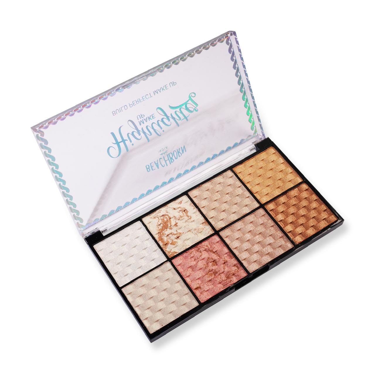 INDIA Multicolor Highlighter Palette Highly Pigmented and Blendable | Matte Finish | Perfect Makeup with Radiant, Buildable Shades Build Perfect Makeup 8 Colour Palette (BBI-02-01 SHADE NO.2, 28G)-image-30