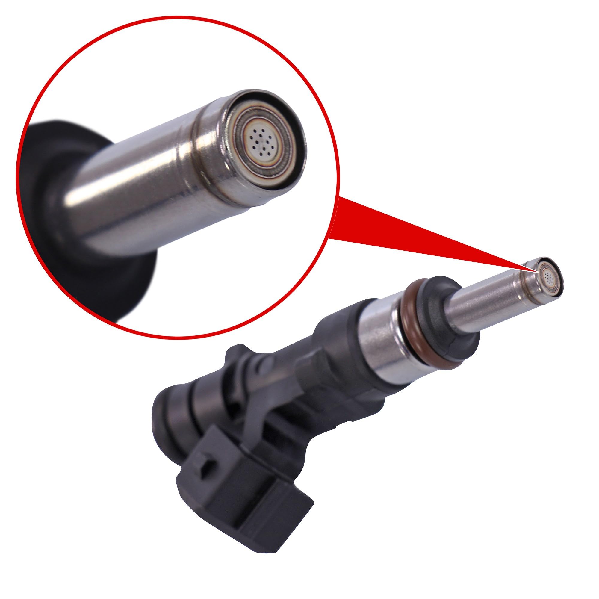BOSCH 4x Iniettore 0280158124 Compatibile con: FERRARI 599 GTB/GTO, 599 SA, F430, F430 Spider, MASERATI GRAN TURISMO I, GRANCABRIO