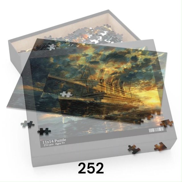 Amazon.com: Titanic Puzzle, 3 Sizes to Choose from, 120 to 500