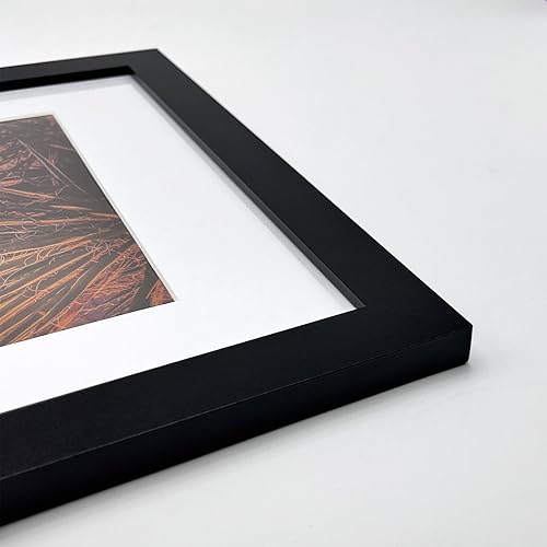 Miniatura 6 de Marcos de fotos colgantes de 11 x 14 pulgadas para pared con plexiglás y doble colgador de montaje para formatos horizontales y verticales, juego de