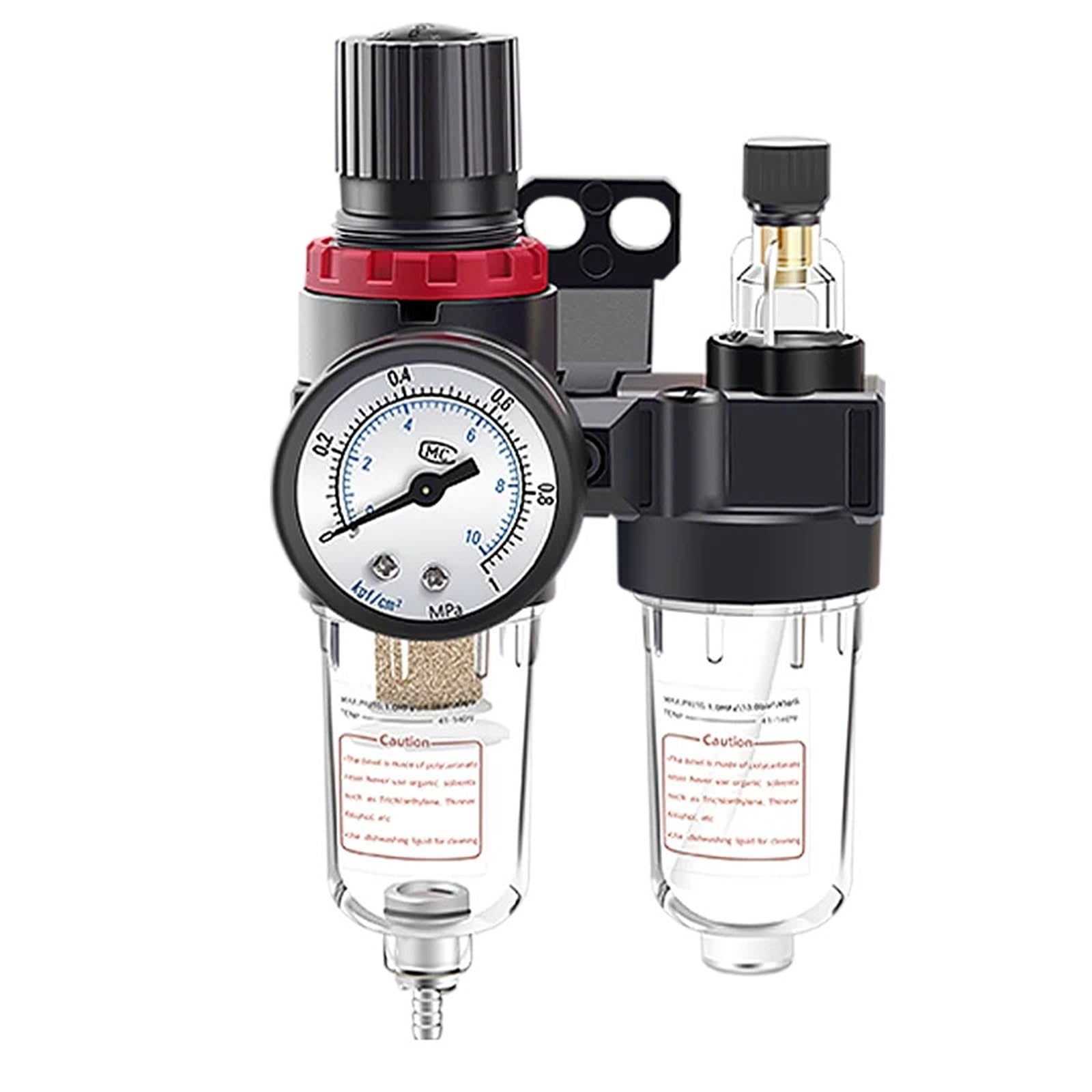 Jwvialel Ac2000 Afc2000 Afr2000 Pneumatic Frl Air Filter Regulator Lubricator Ar2000 Al2000 Af2000 Source Treatment Unit G1/4 1Pcs(,None)
