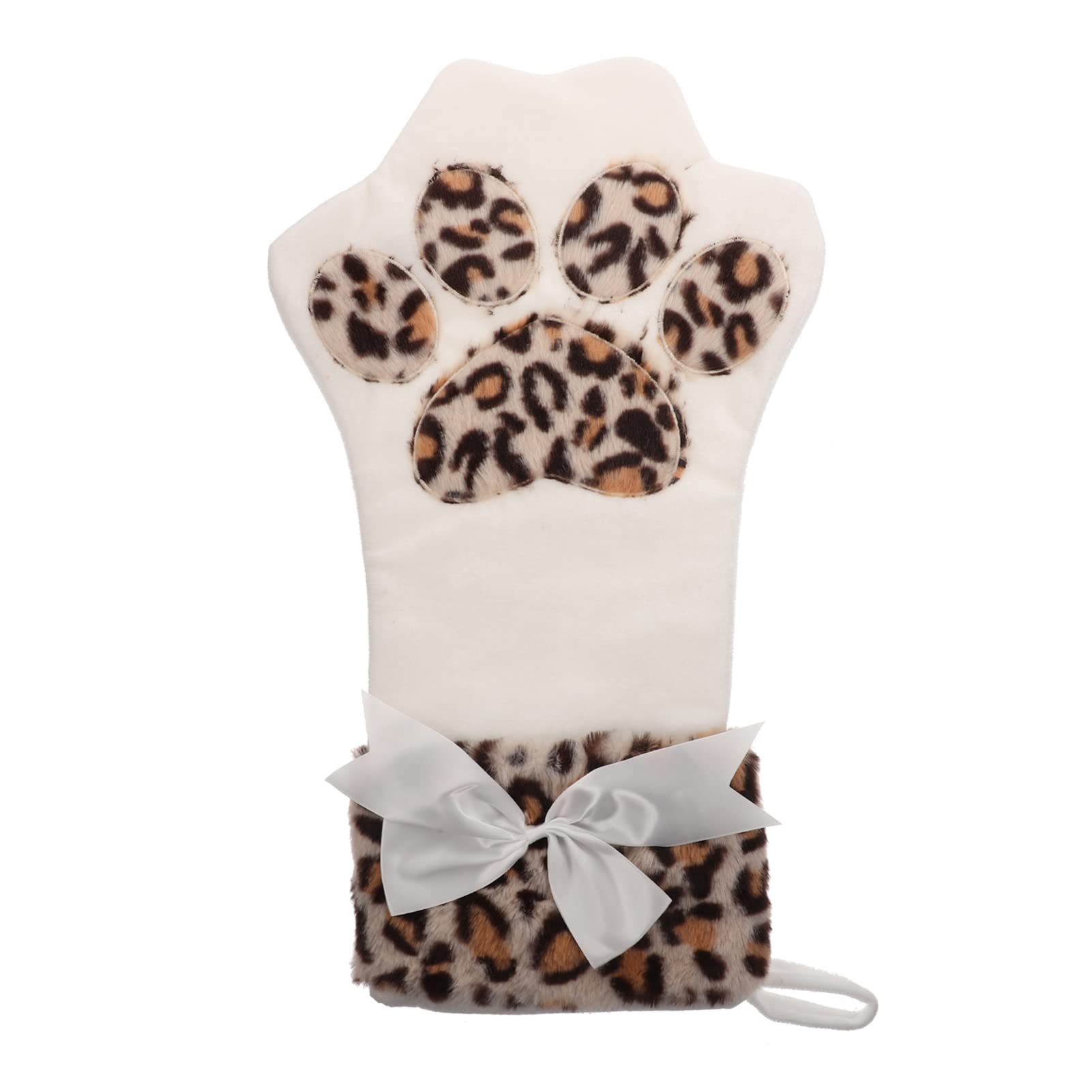 ABOOFAN Weihnachtsstrümpfe Katze Pfote Nikolausstrumpf Weihnachtsdeko Nikolausstiefel Hängende Geschenktasche Beutel Süßigkeiten Tasche zum Befüllen für Weihnachten Kamin Baum Dekoration