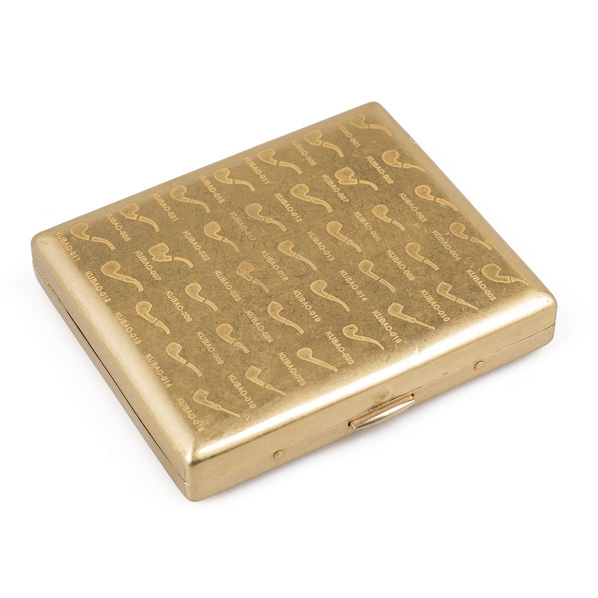 kuboy cigarette case Amazon.com: Double Sides Engraved Pipe Pattern Brass Metal Cigarette Case  Holder for Regular Cigarettes : Health & Household