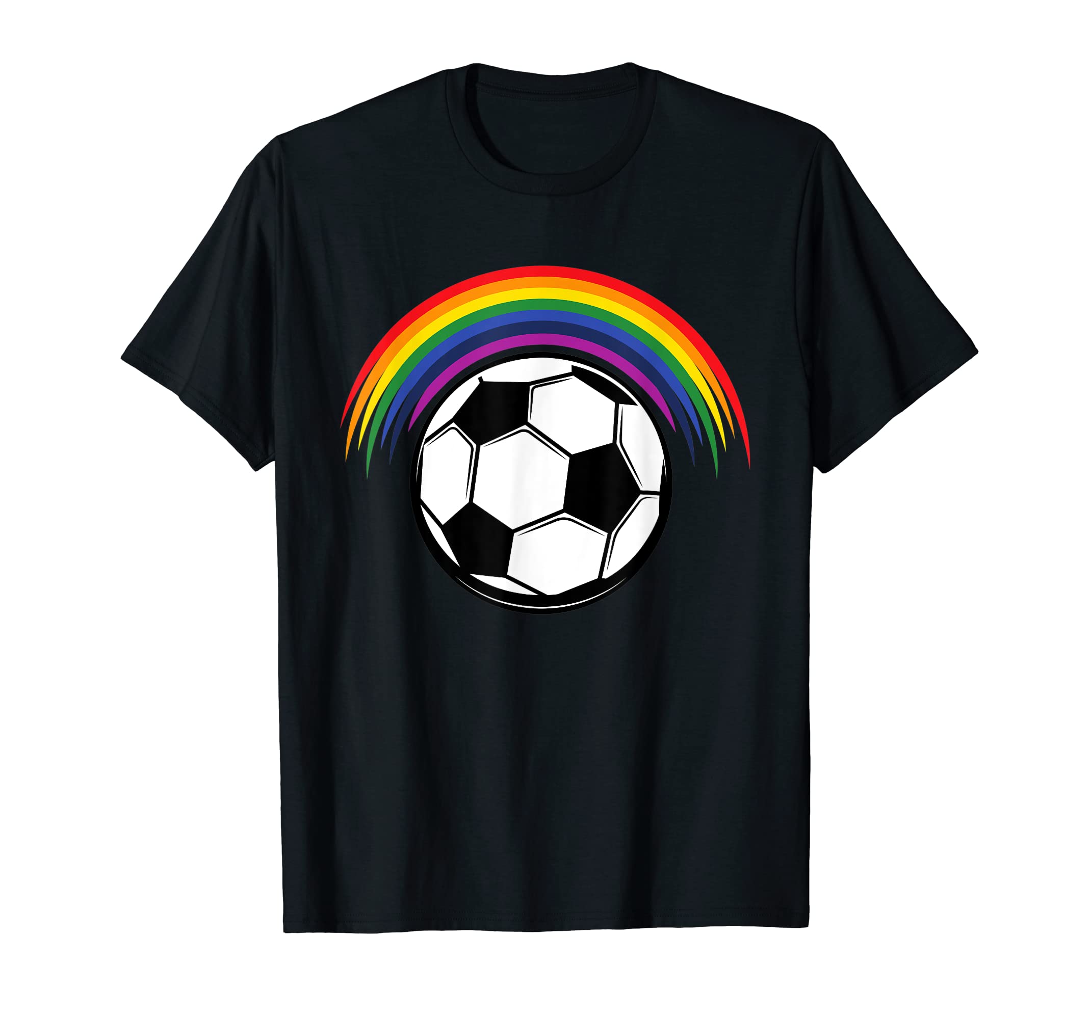 Pride Rainbow Soccer ApparelRainbow Soccer Pride LGBTQ Soccer Rainbow T-Shirt