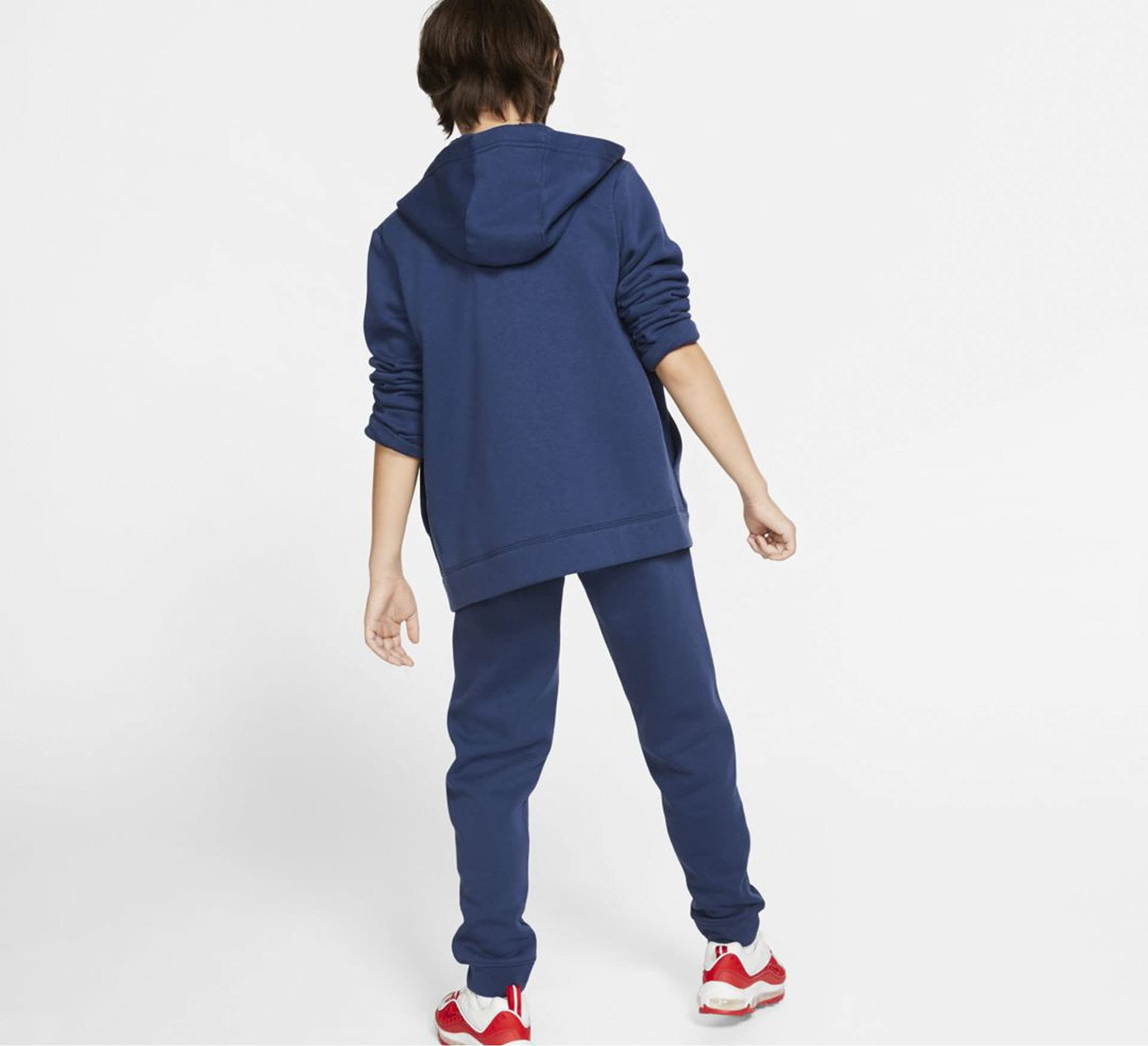 Nike Chłopcy U Nsw Core Bf Trk Suit Dres, Granatowy(Midnight navy), Rozmiar M