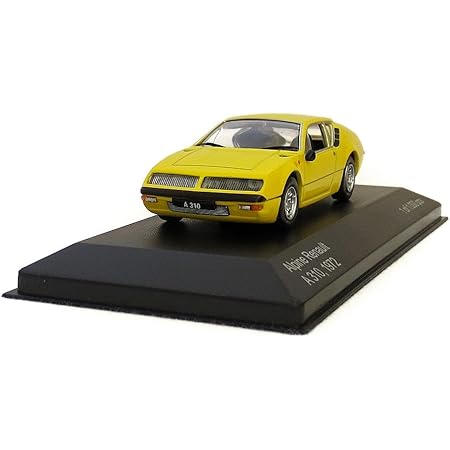 Amazon Whitebox ミニカー 1 43 ルノー アルピーヌ Renault Alpine A310 1600 1972 イエロー ミニカー ダイキャストカー おもちゃ