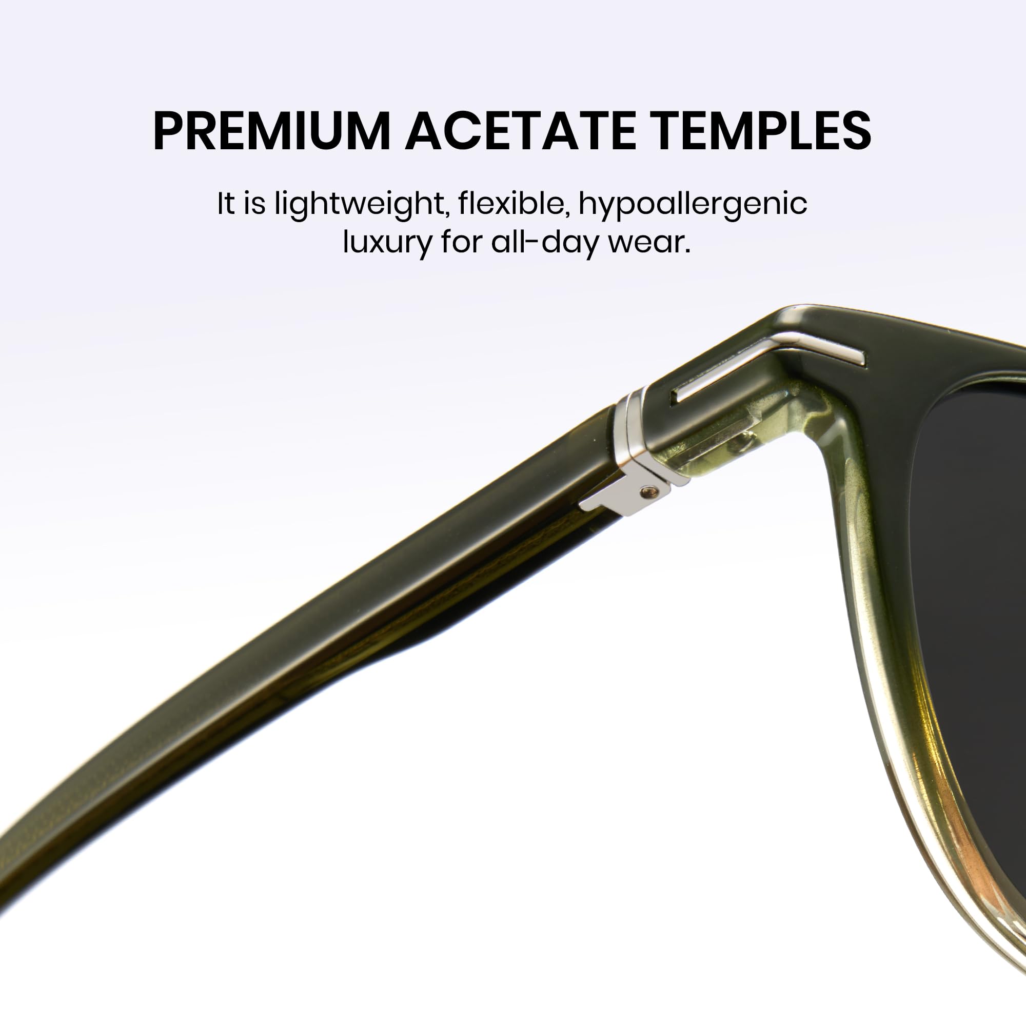 Cyxus Gafas de sol para hombre y mujer, clásicas, polarizadas, para exteriores, UV 400, para conducir, pescar, viajar, P1354