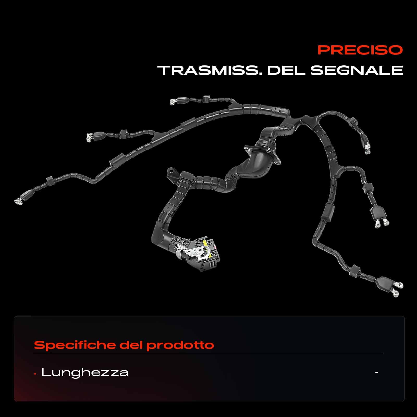 Frankberg Cablaggio per candelette a ponte di contatto 51254136090 | Compatibile con: TGS TGX Fuel Injector