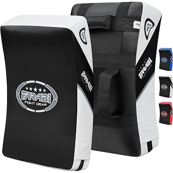 Farabi Sports MMA Muay Thai Punch Pad Martial Arts Hook & Jab Kick Pad Training Target Pads Kickboxing Strike Kick Pads x 1 Unit